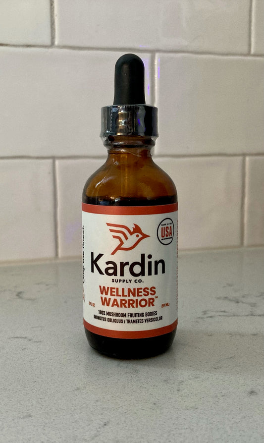 Wellness Warrior: Turkey Tail & Chaga Mushroom Extract, 2oz